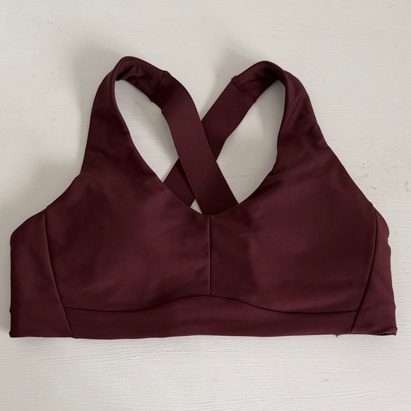 Athleta Other - Athleta Burgundy Red Sports Bra Small NWOT Adjustable Back New Without Tags